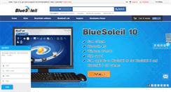 Desktop Screenshot of bluesoleil.com
