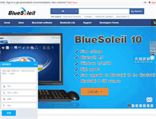Tablet Screenshot of bluesoleil.com